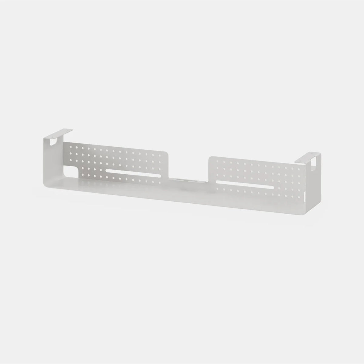 Pelicanwork Cable Organizer in white for desk cable management and workspace organization