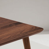 Model 207 Solid Walnut Wood Desk | American Walnut | 55 × 28 in